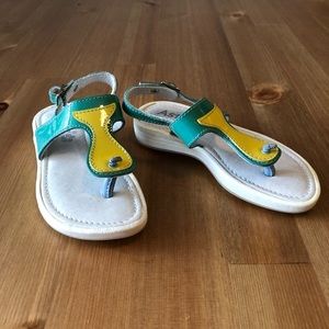 Aster NEW Turquoise Patent Sandals